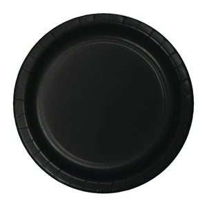 Black Paper Lunch Plates 8ct | The Party Darling