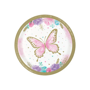 Butterfly Dessert Plates 8ct | The Party Darling