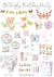 Pink Flutter Butterfly Foil Balloon 17in | The Party Darling
