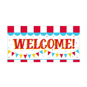 carnival welcome sign