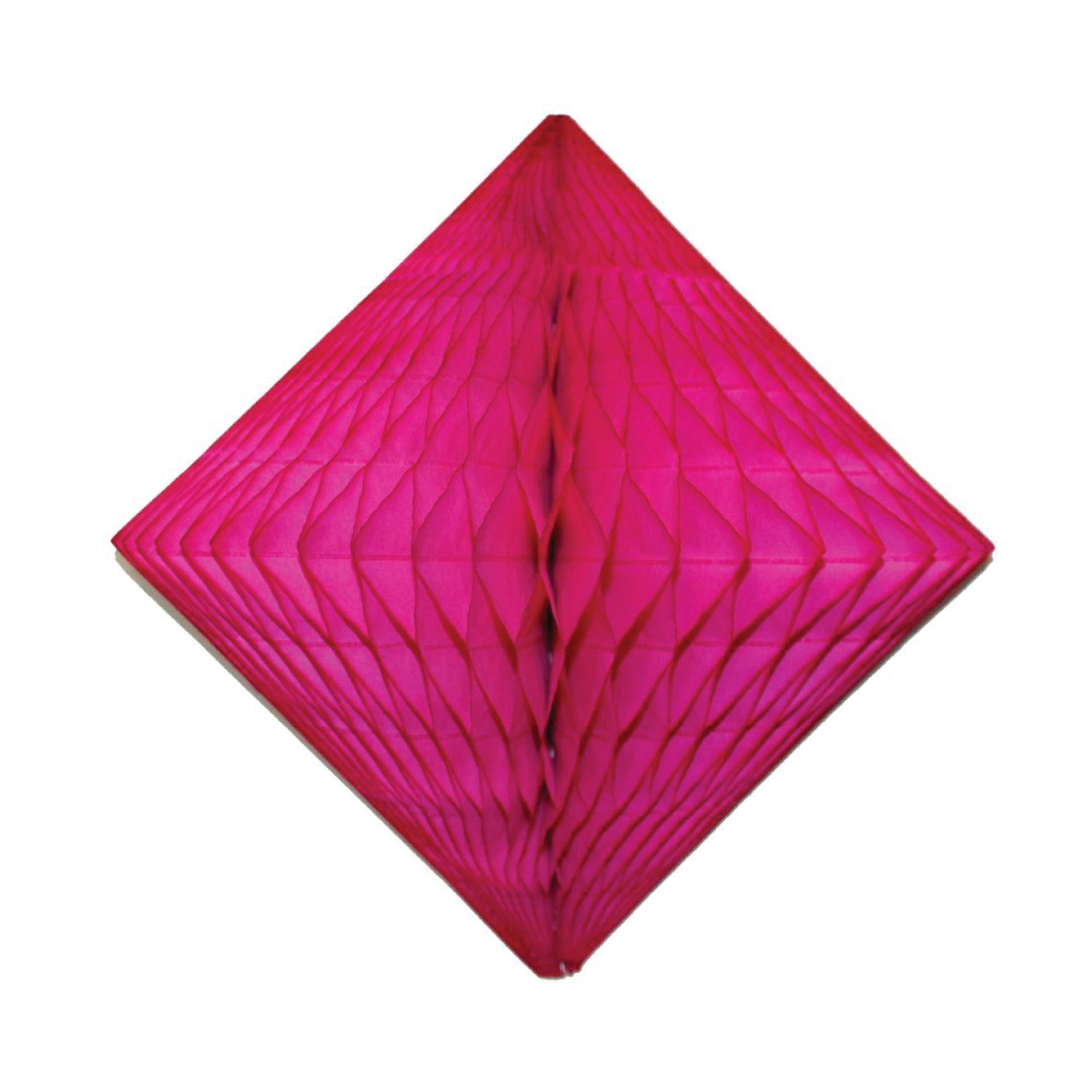 Cerise Honeycomb Diamond 12in | The Party Darling