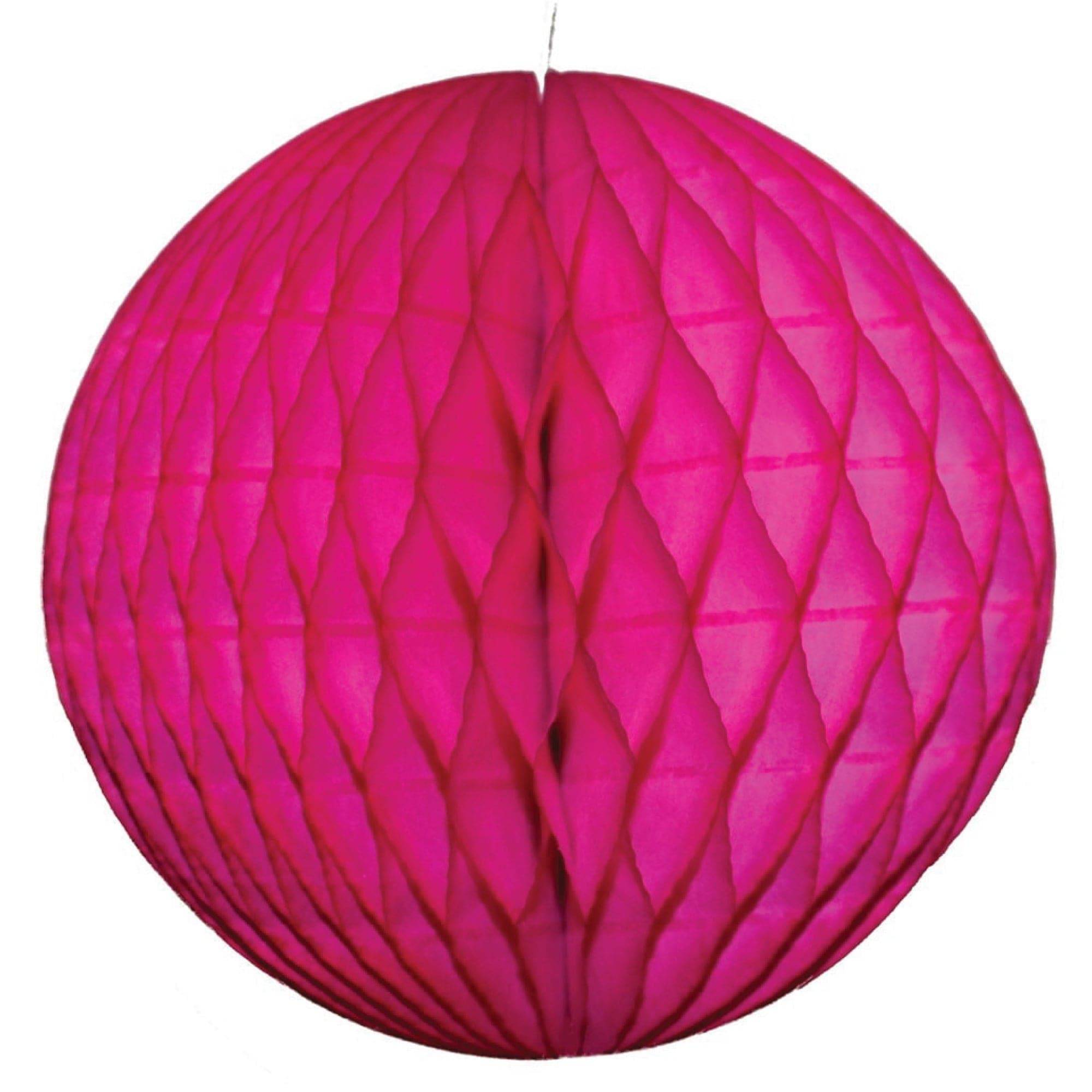 Cerise Honeycomb Tissue Ball | The Party Darling