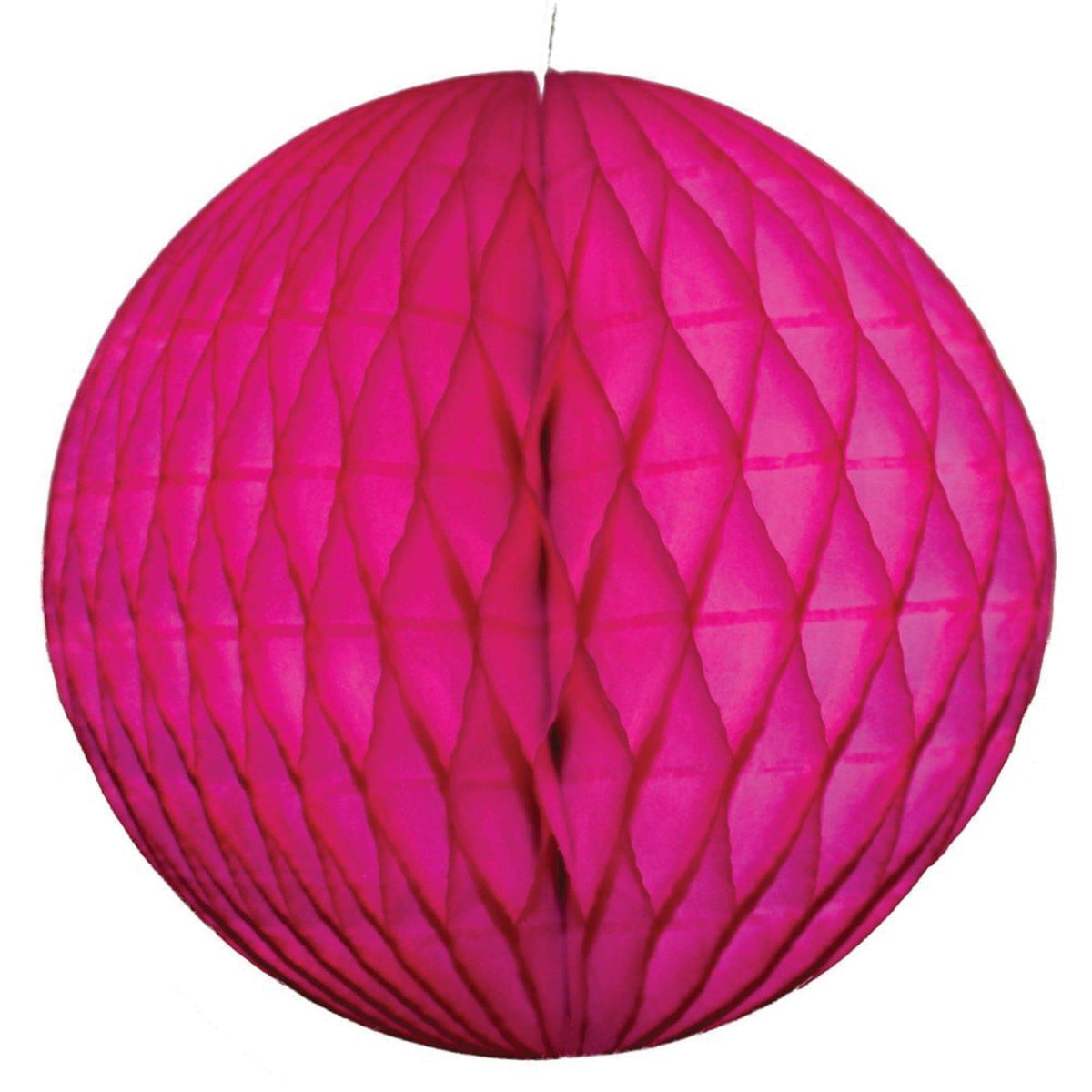 Cerise Honeycomb Tissue Ball | The Party Darling