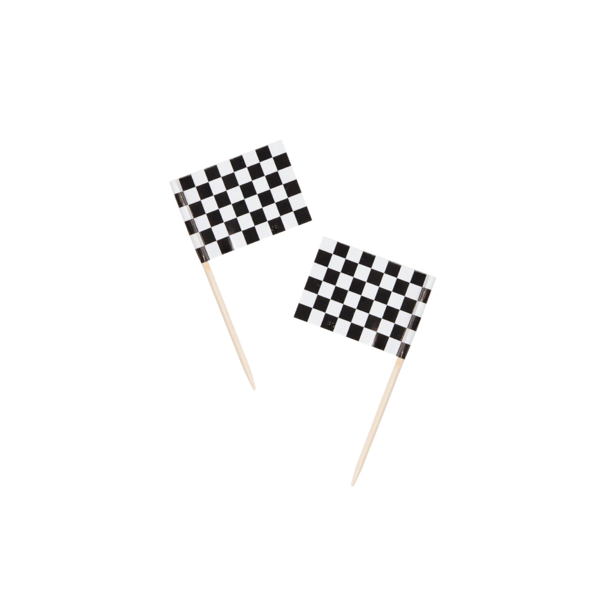 Checkered Flag Party Picks 50ct | The Party Darling