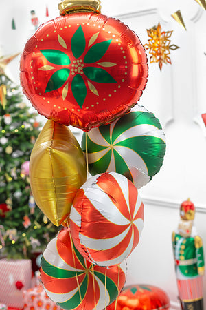 Green Swirly Lollipop Foil Balloon 18in - The Party Darling