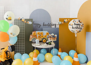 Construction Party Birthday Banner 6.5ft | The Party Darling