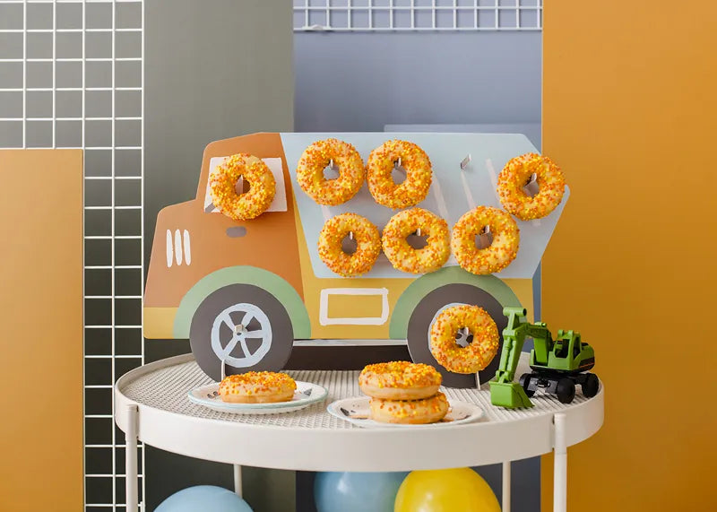 Construction Party Donut Wall | The Party Darling