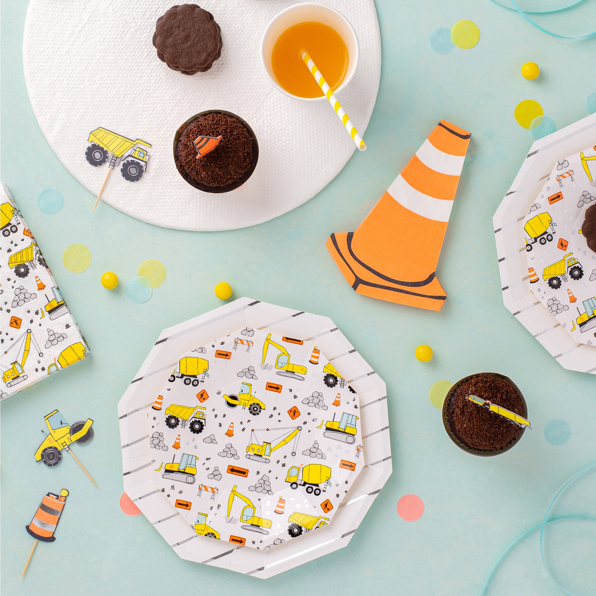 Under Construction Cupcake Kit 24ct - The Party Darling