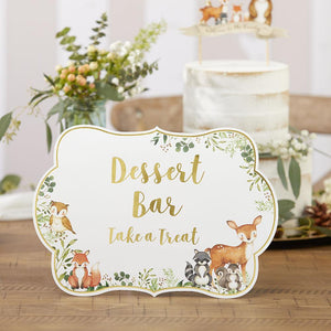 Woodland Baby Shower Sign Kit - The Party Darling