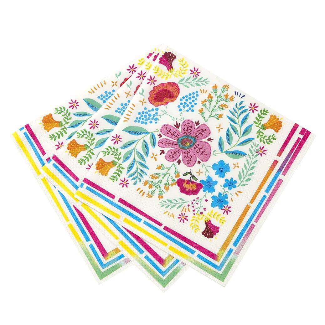 Boho Floral Lunch Napkins 20ct | The Party Darling