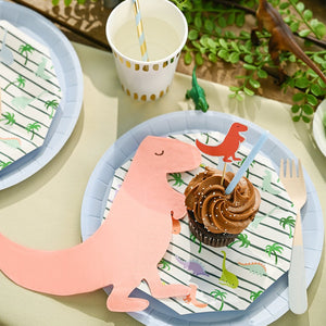 dinosaur table setting