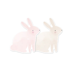 Watercolor Bunny Dessert Napkins 18ct | The Party Darling