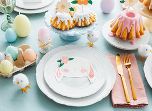 Pastel Easter Bunny Dessert Napkins 20ct - The Party Darling