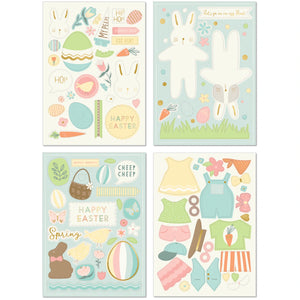 Happy Easter Sticker Sheets 4ct - The Party Darling