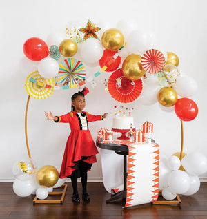  Carnival Paper Table Runner Party Set Up