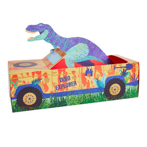 Dinosaur Explorer Paper Food Trays 4ct | The Party Darling