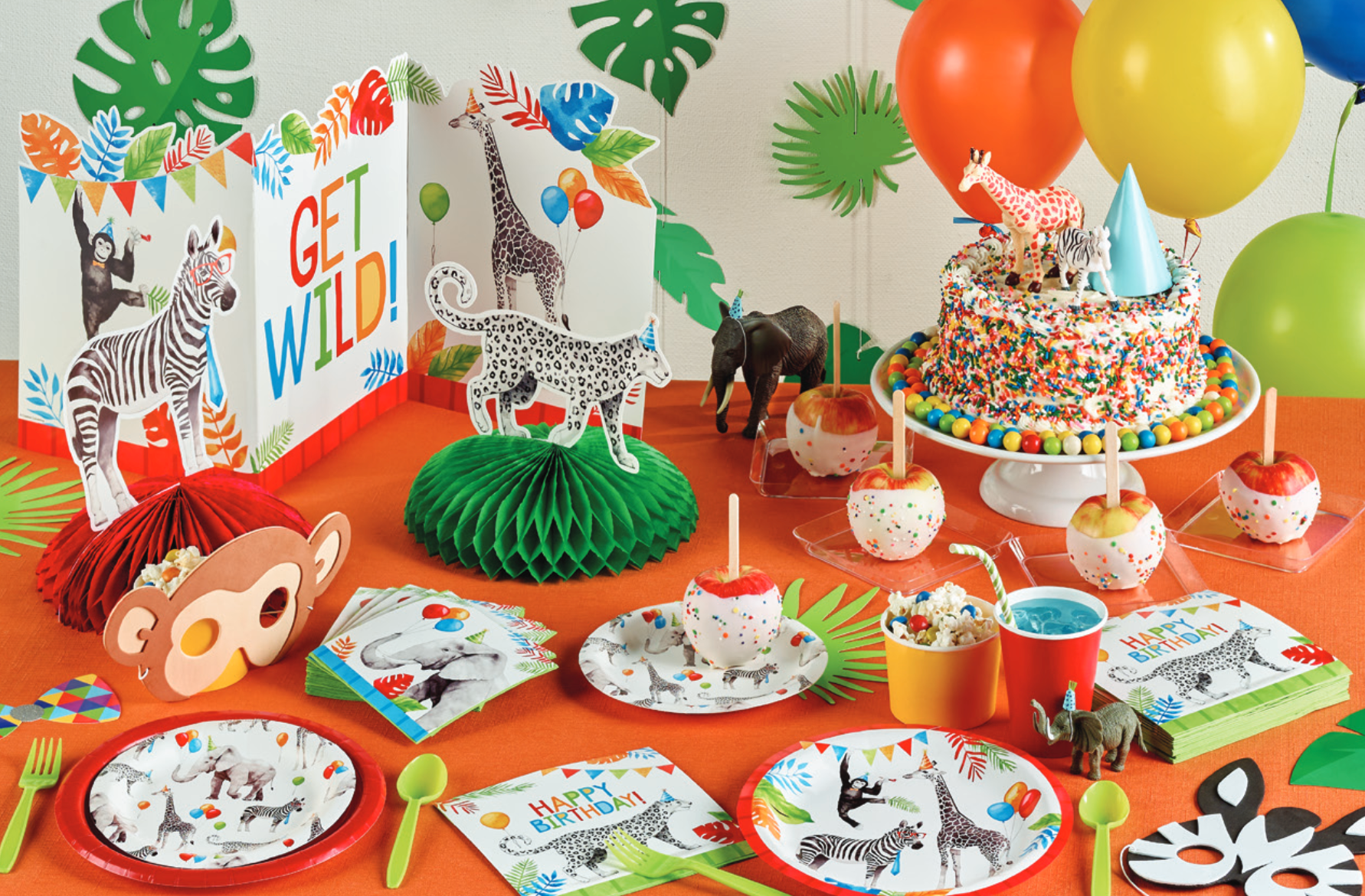 Get Wild Safari Birthday Lunch Napkins 16ct - The Party Darling