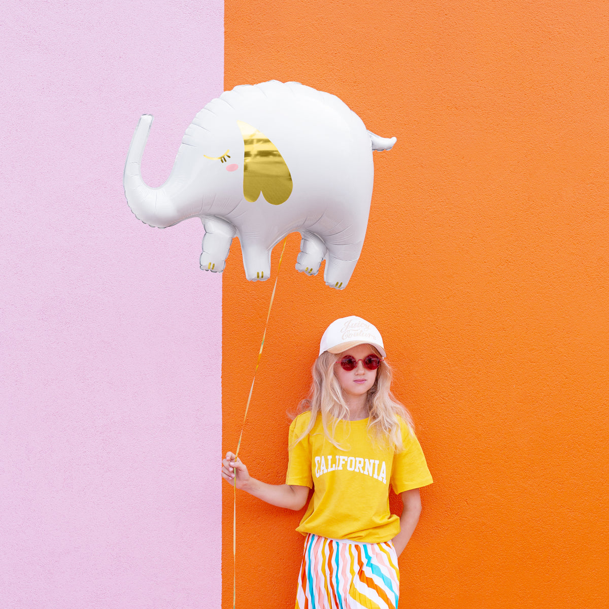 girl with Cute Elephant Balloon