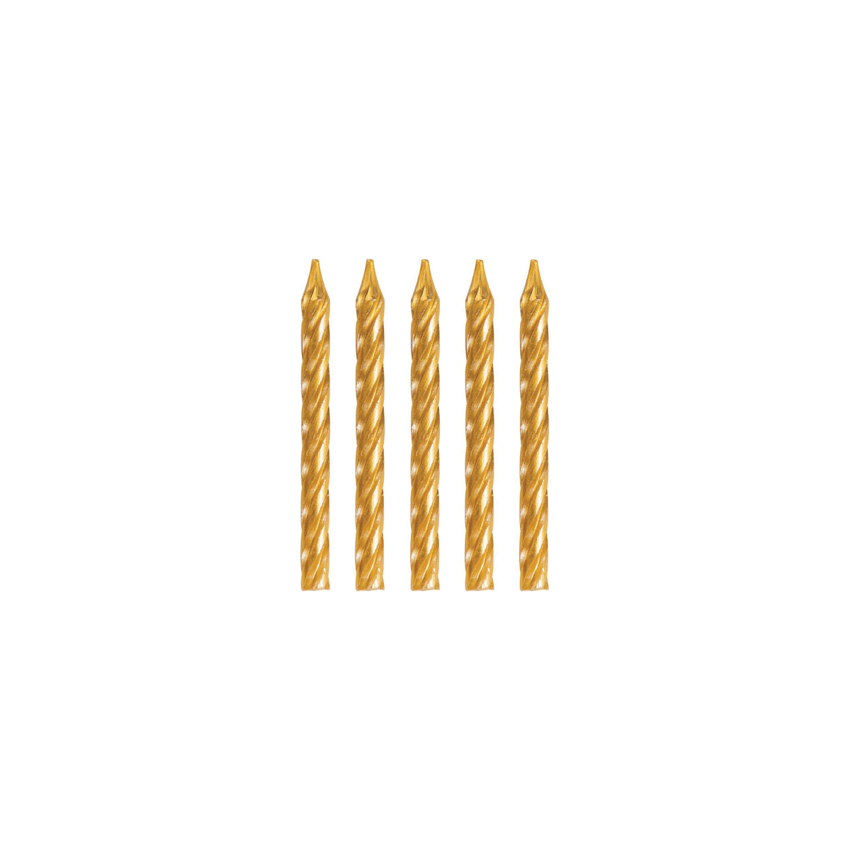 Gold Spiral Birthday Candles | The Party Darling