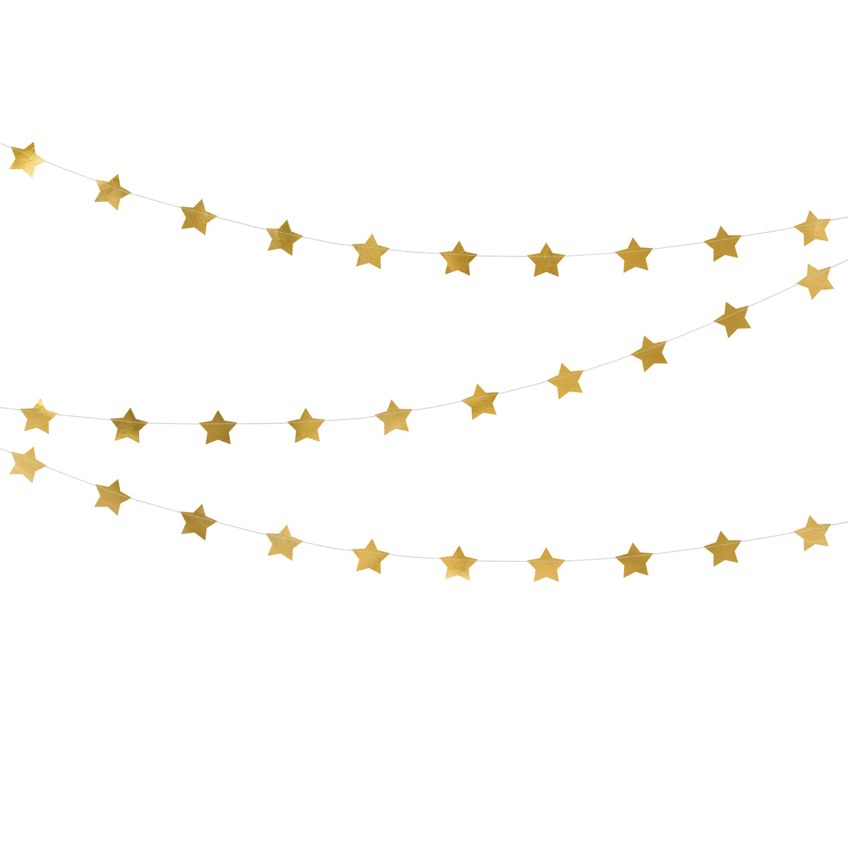 Gold Star Garland 12'
