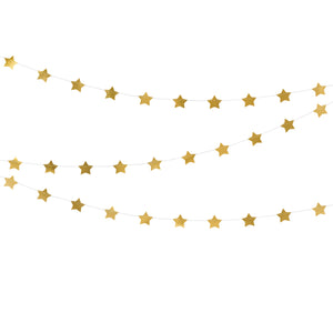Gold Star Garland 12'