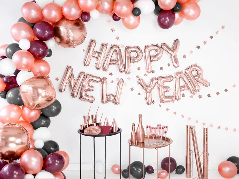 13in Air-Filled Rose Gold Letter Balloon | The Party Darling