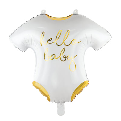 Hello Baby Romper Foil Balloon 20in