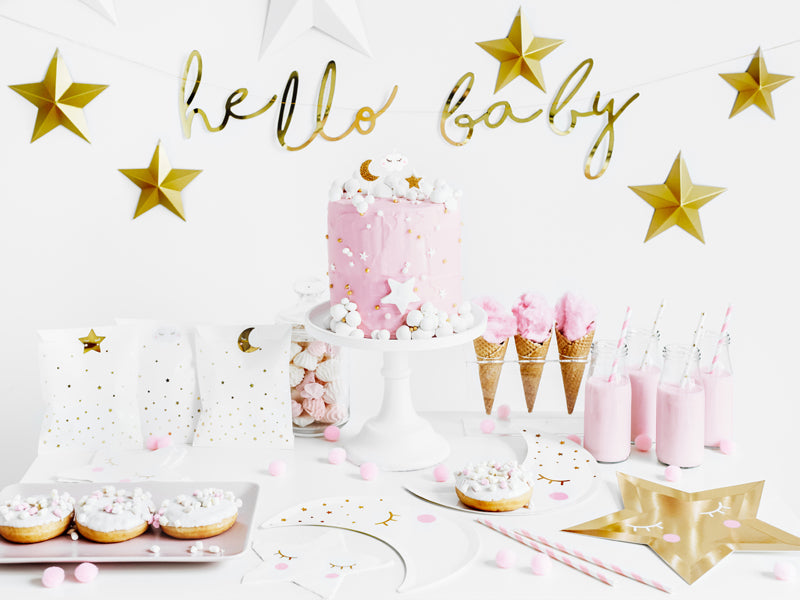 Glitter Stars & Happy Clouds Toothpick Candles 5ct | The Party Darling