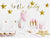 Glitter Stars & Happy Clouds Toothpick Candles 5ct | The Party Darling
