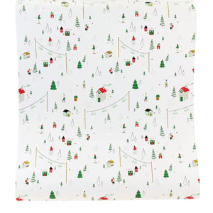 Holiday Skiers Paper Table Runner | The Party Darling