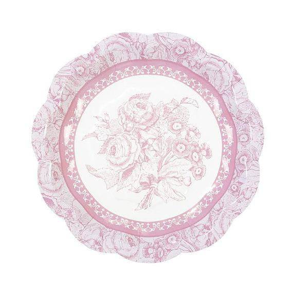 Vintage Tea Party Dessert Plates 12ct | The Party Darling