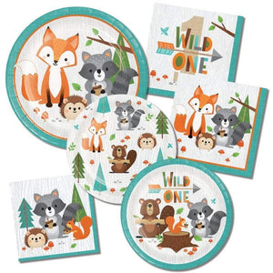 Woodland 1st Birthday Lunch Napkins 16ct | The Party Darling