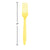 Mimosa Yellow Plastic Forks Service for 24 | The Party Darling