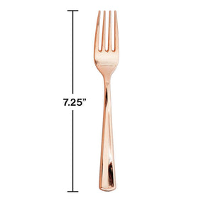Rose Gold Premium Forks 24ct | The Party Darling