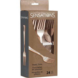 Rose Gold Premium Forks 24ct | The Party Darling