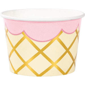 Ice Cream Cup with Spoons 8ct | The Party Darling