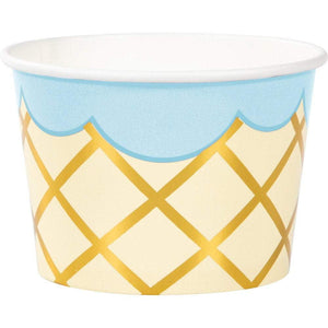 Ice Cream Cup with Spoons 8ct | The Party Darling