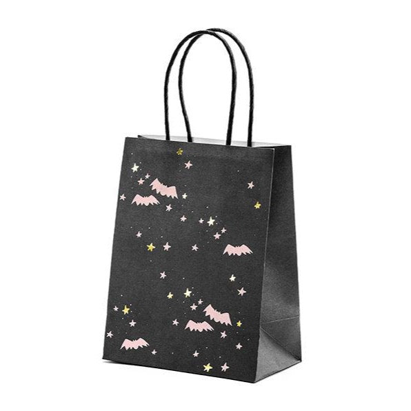Black Halloween Bat Favor Bags | The Party Darling