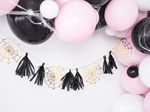 Gold Spiderweb Tassel Garland 5.7ft | The Party Darling