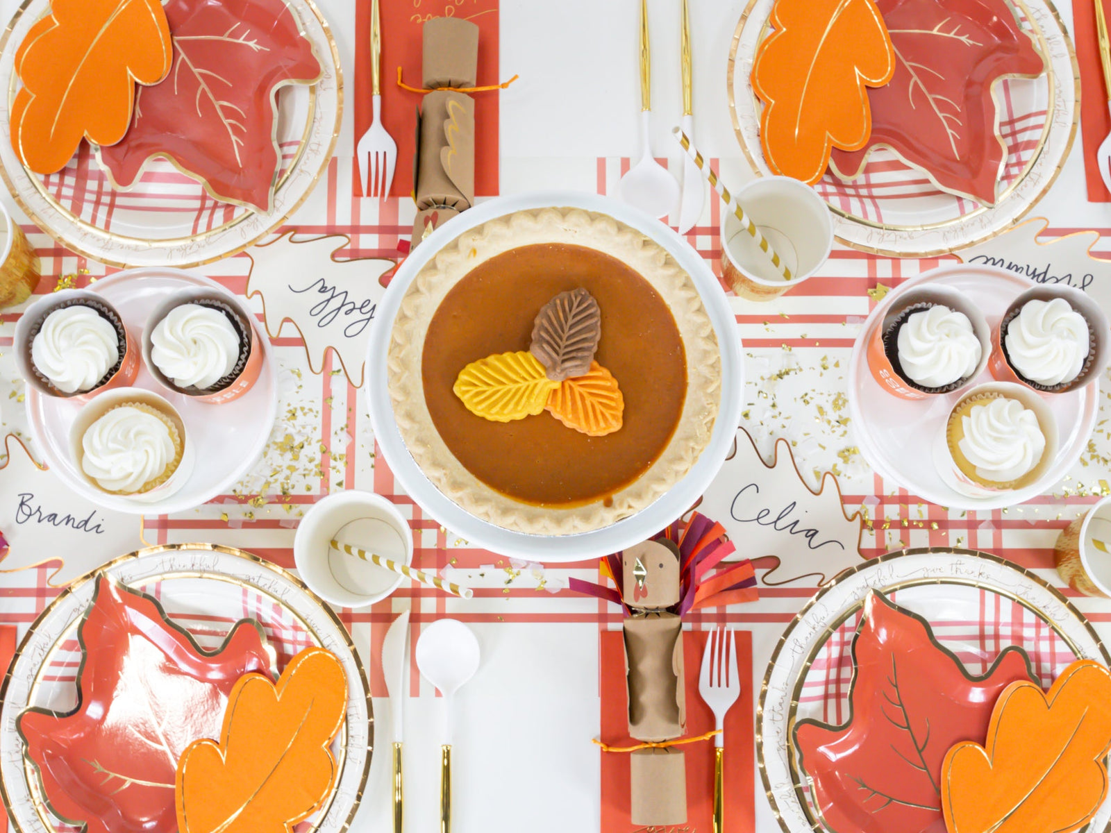 Harvest Plaid Table Runner 10ft | The Party Darling
