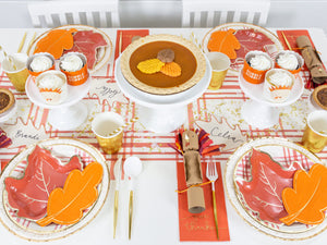 Maple Leaf Shaped Plates 8ct | The Party Darling