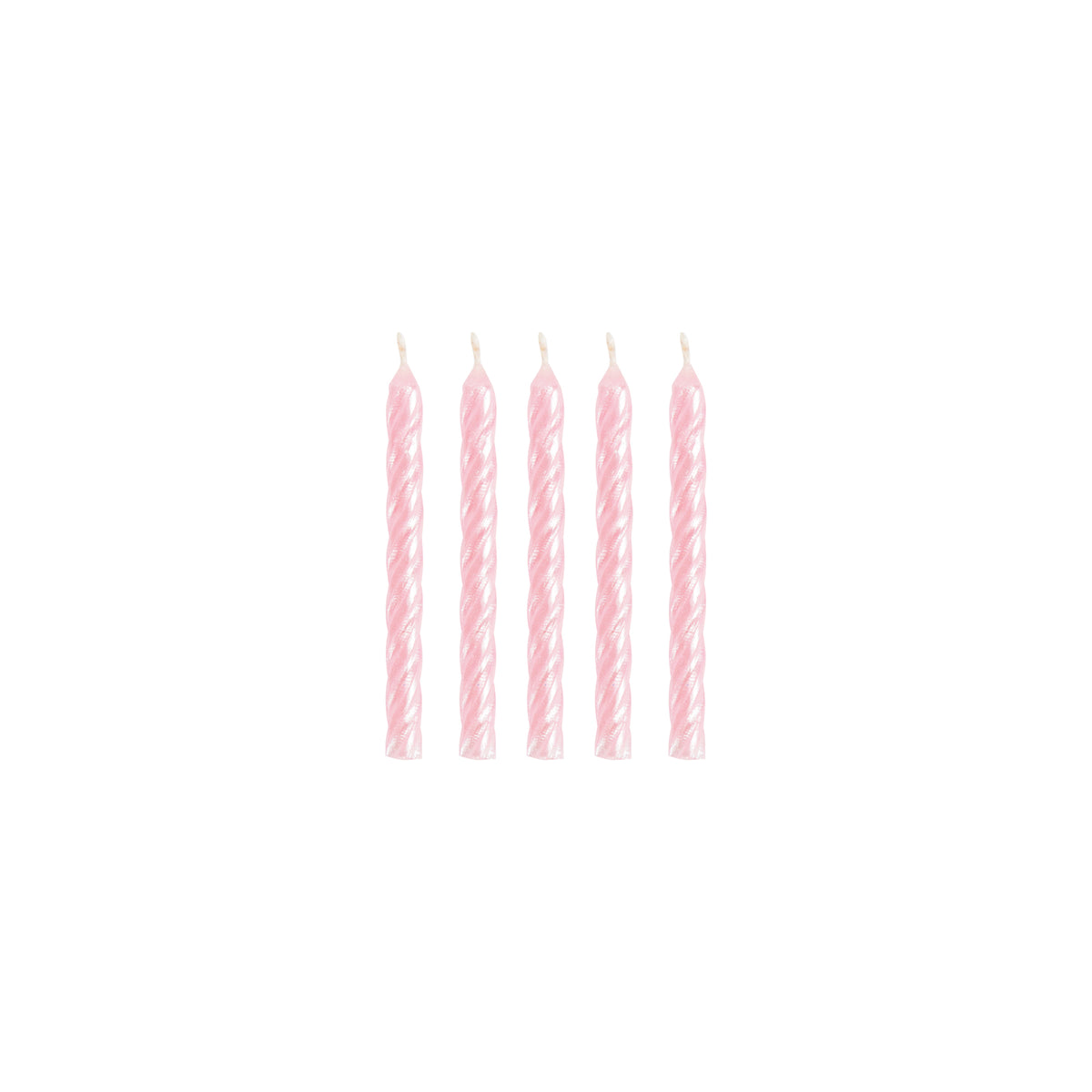Iridescent Spiral Birthday Candles 24ct | The Party Darling