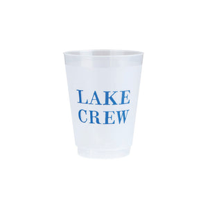 Lake Crew Frosted Plastic Cups 8ct | The Party Darling