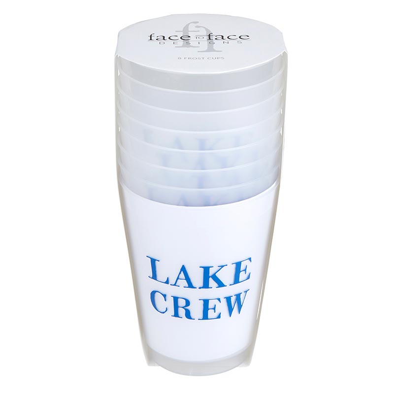 Lake Crew Frosted Plastic Cups 8ct | The Party Darling