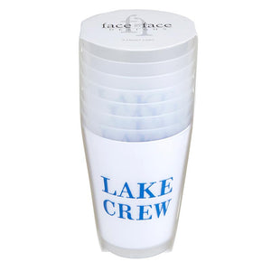 Lake Crew Frosted Plastic Cups 8ct - The Party Darling