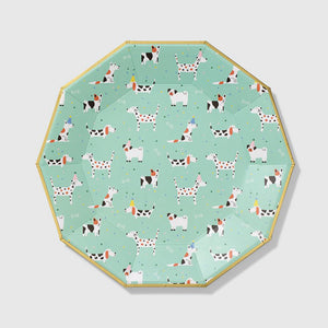 Dog Pawty Lunch Plates 10ct | The Party Darling