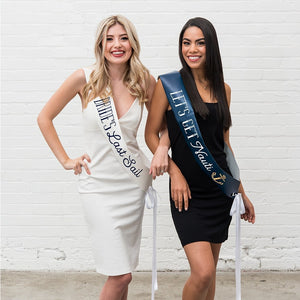 Let's Get Nauti Bachelorette Party Sash - The Party Darling