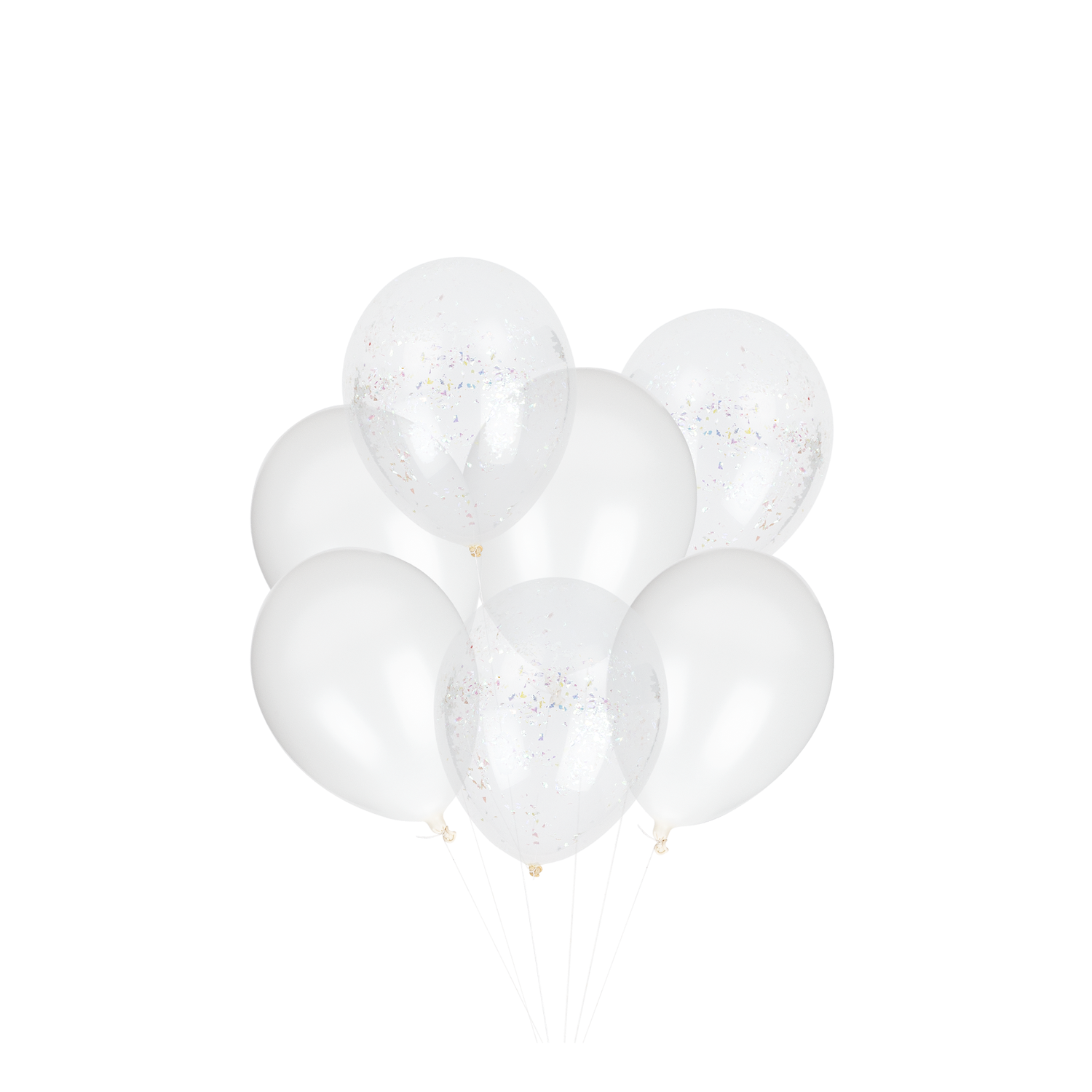 Let It Snow Classic Balloon Bouquet | The Party DarlingWhite Winter Wonderland Classic Balloon Bouquet | The Party Darling