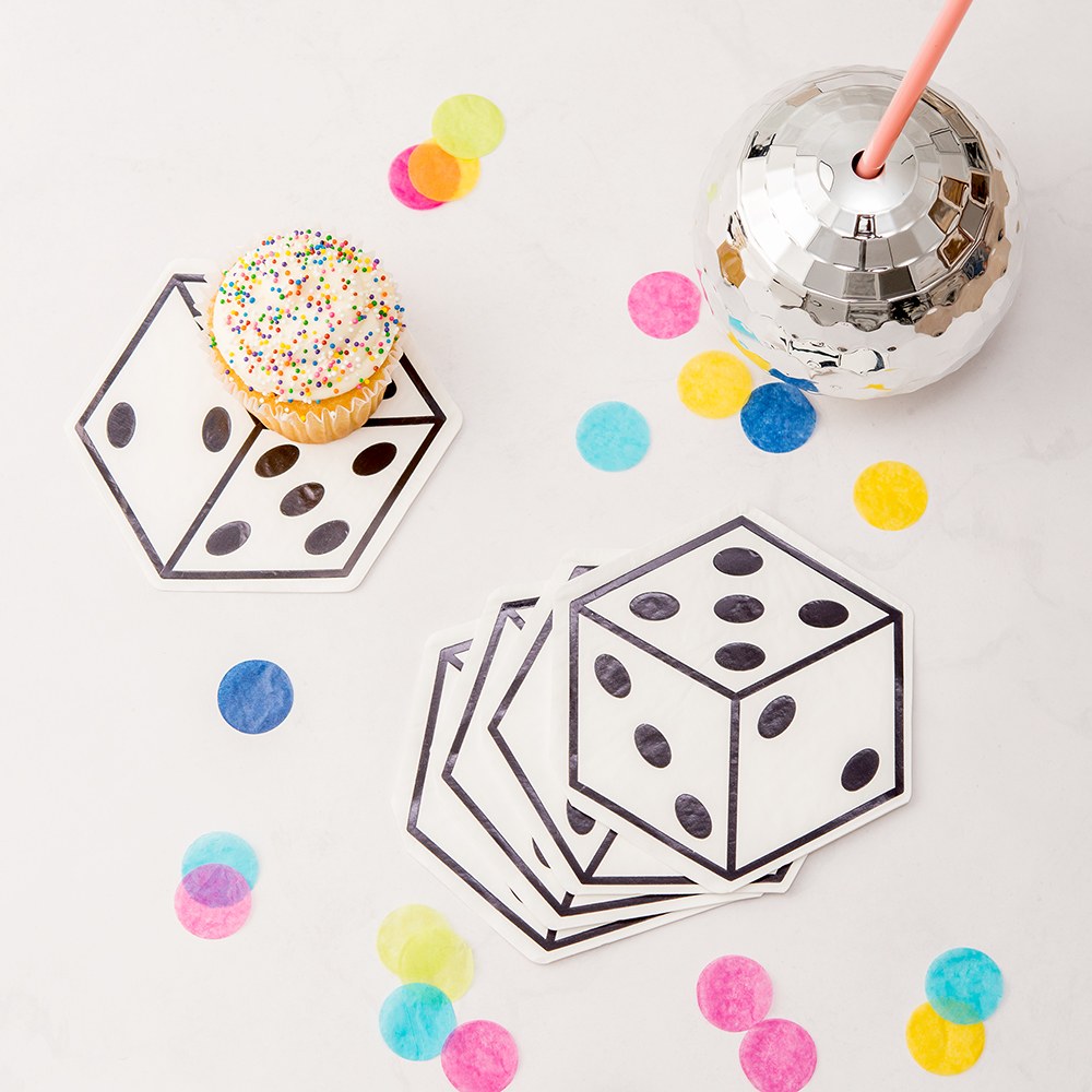 Roll The Dice Dessert Napkins 20ct | The Party Darling