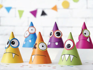 Little Monster Party Hats | The Party Darling